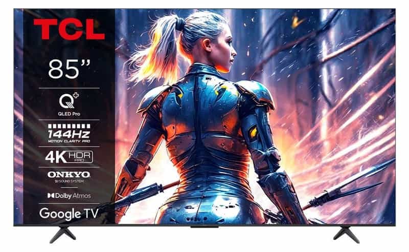 Téléviseur 85" QLED Pro Tcl 85C75B : Une Expérience Visuelle Immersive!