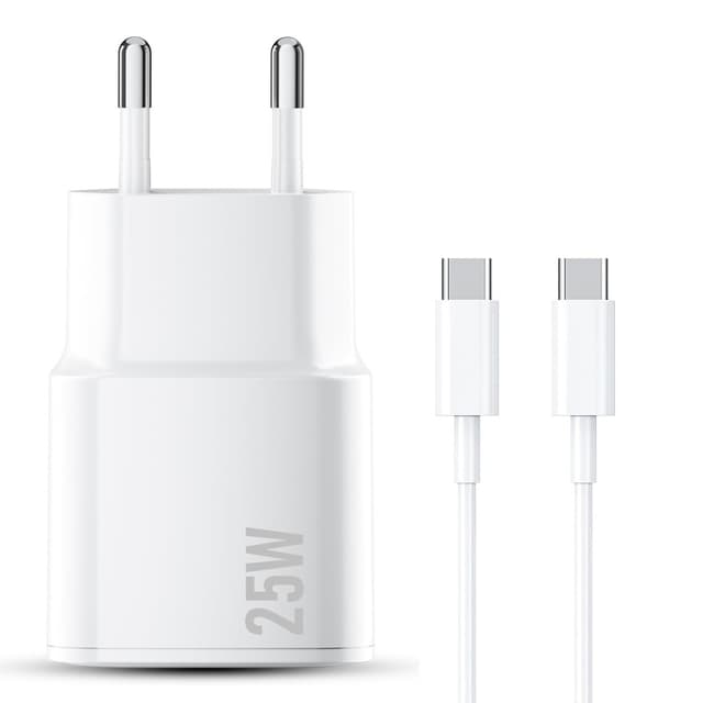Chargeur USB-C 25W avec Câble 1M - Rapide et Sécurisé