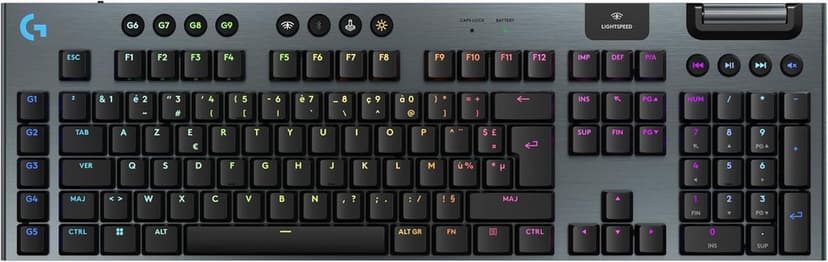 Clavier mécanique sans fil Logitech G915 X Lightspeed AZERTY ultra-plat