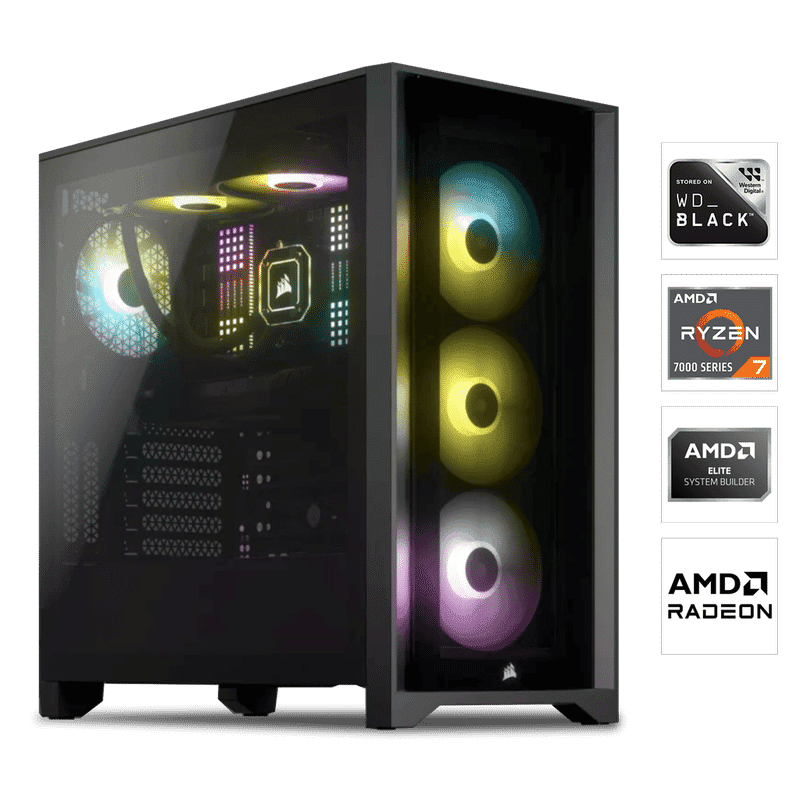 Configuration Gaming PC AMD Ryzen 7 - Performances Extrêmes pour les Jeux UHD