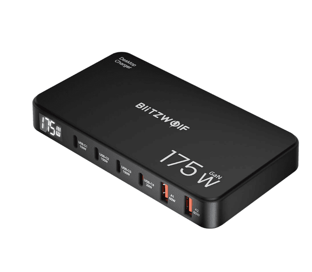 Code promo - Chargeur USB Blitzwolf BW-S30 : 175W pour 6 appareils