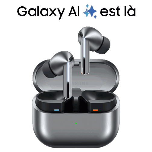 Écouteurs Bluetooth Samsung Galaxy Buds3 Pro en blanc ou argent avec remise différée de 100€ 🎧