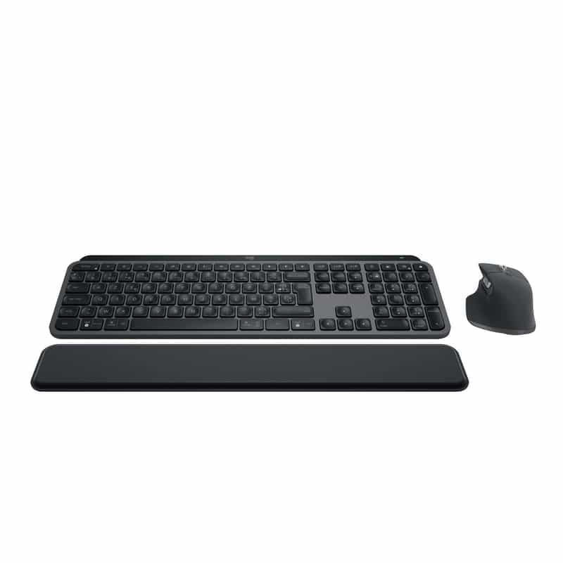 Pack Clavier et Souris Logitech MX Keys S + MX Master 3S avec Repose-Poignet - Layout Français