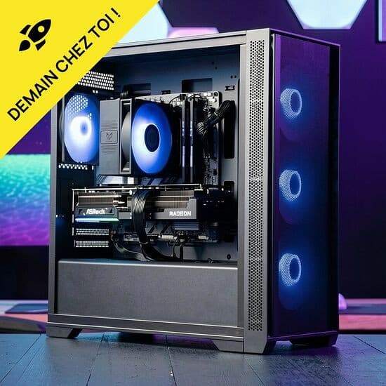 Code promo - PC Fixe Gaming Ryzen 7 9800X3D + RX 9070 XT 16 Go