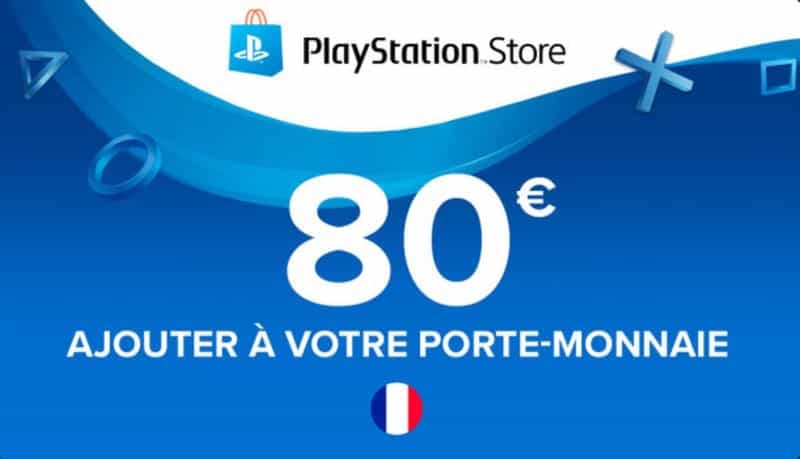 Bon cadeau PlayStation Store de 80€ (Électronique)