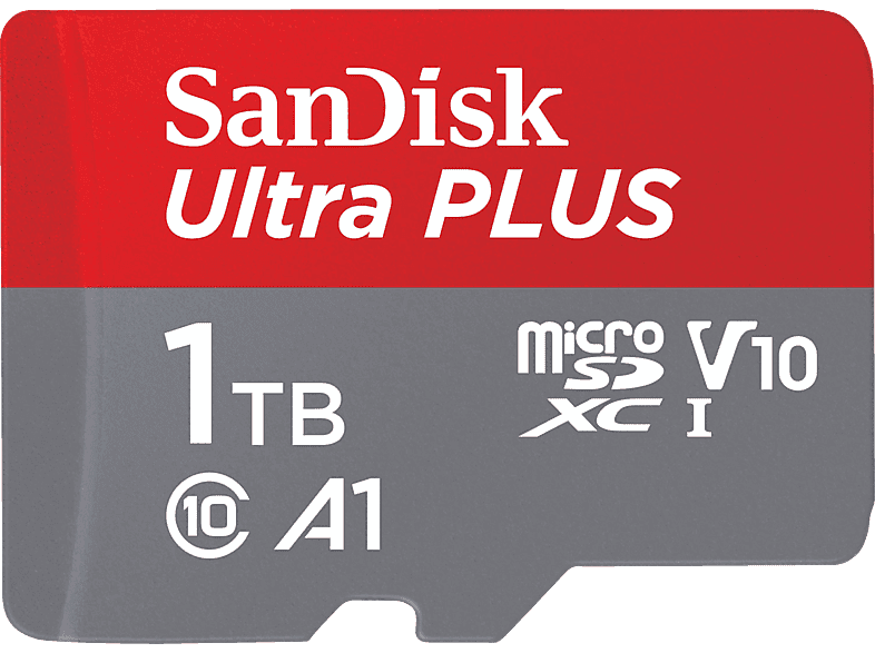 Carte mémoire Sandisk Ultra Plus 1 To pour appareils Android et Windows - Vitesse de transfert rapide